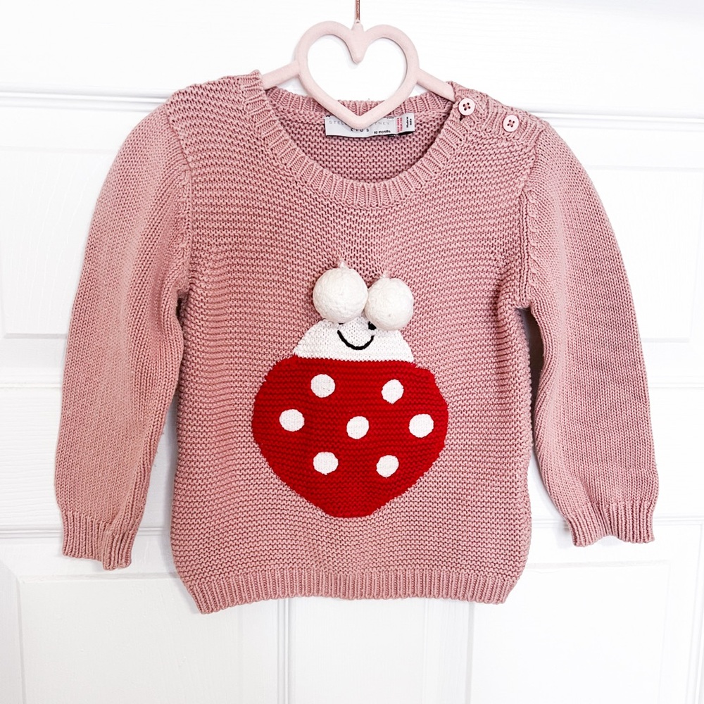 Stella McCartney Girls’ Ladybug Sweater (18 months)